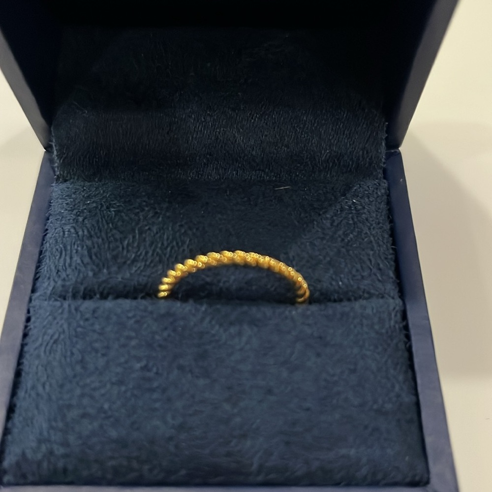 MISSOMA SIZE 6 CHAIN BAND BRAND NEW 14KT GOLD
